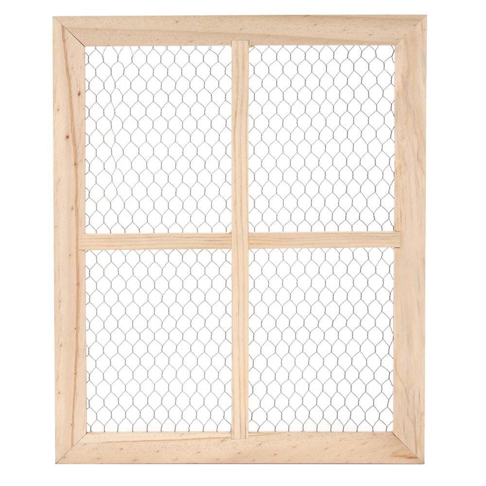 Darice Chicken Wire Window Frame, 4 Panels, 16 x 20 inches Walmart