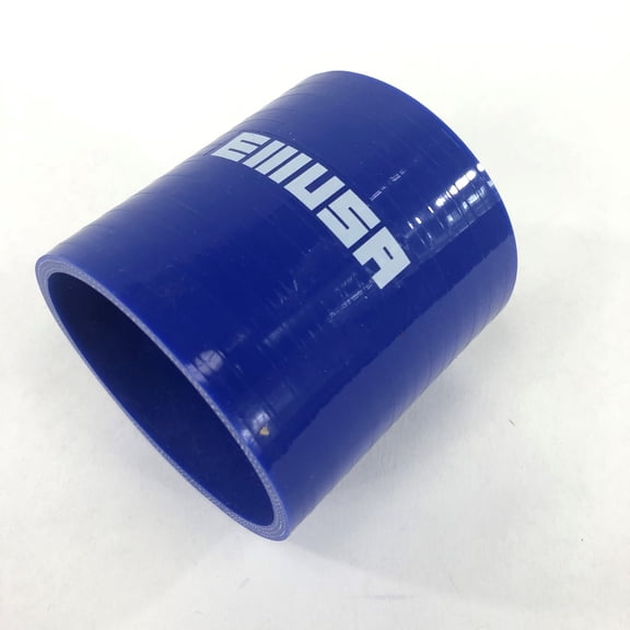 (one) Silicone hose 2.75" I.D. straight COUPLER Blue, 3" Length