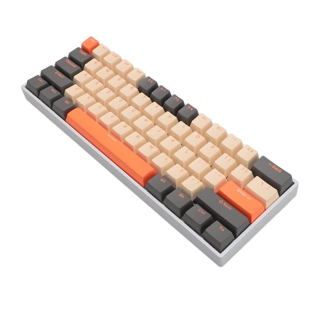 Gaming Keyboard, Quick Response Hot Swappable Cool Ultra Compact 61 Key ...