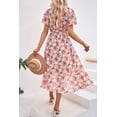 thumbnail image 3 of Vestido PRETTYGARDEN Bohemio Floral Grande con Escote en V y Cruzado para Verano, 3 of 7