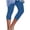 Light Blue, variant on Lenpel Capri Leggings for Women Soft Casual High Waisted Slim Cropped Athletic Yoga Pants Running Workout Capris