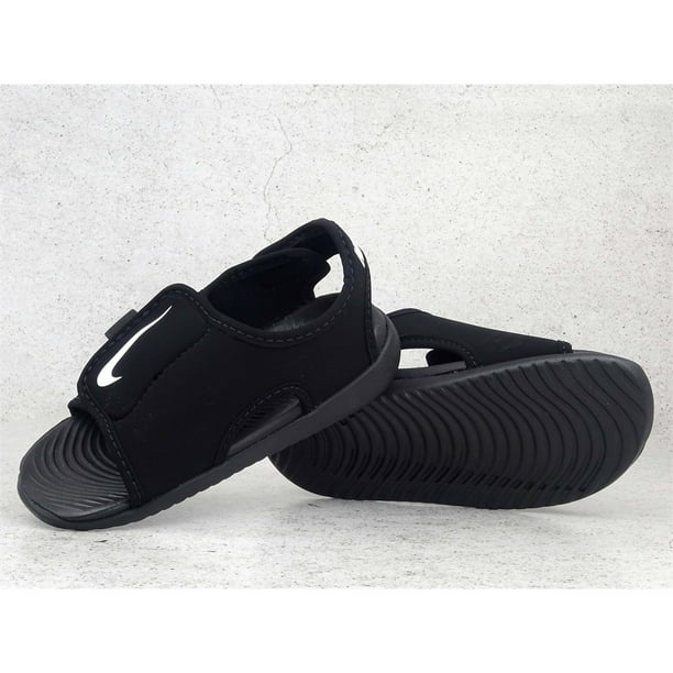 Black nike sunray sandals hot sale