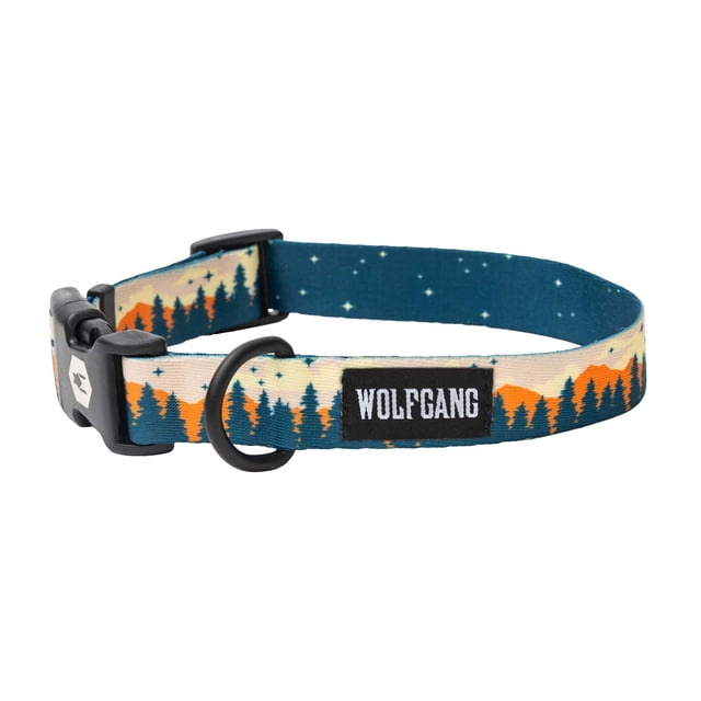 Collar para perro Wolfgang Heavy Duty, ajustable, estampado Overland