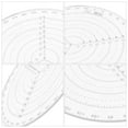 thumbnail image 3 of Shisuyan Protracteur de Menuiserie Transparent 1 Ensemble pour Outils de Menuiserie, 3 of 8