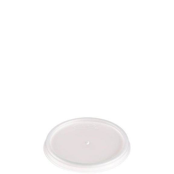 Dart® Plastic Lids, Fits 4 Oz Cups, Vented, Translucent, 100/pack, 10 Packs/carton