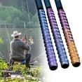 thumbnail image 3 of 4.6ft Grip Winding Strap Trendy Pattern Lengthened Elastic Flexible Sweat Absorption Anti-skid Multicolor Gradient Color Fishing Pole Wrap Dumbbell Accessories, 3 of 7