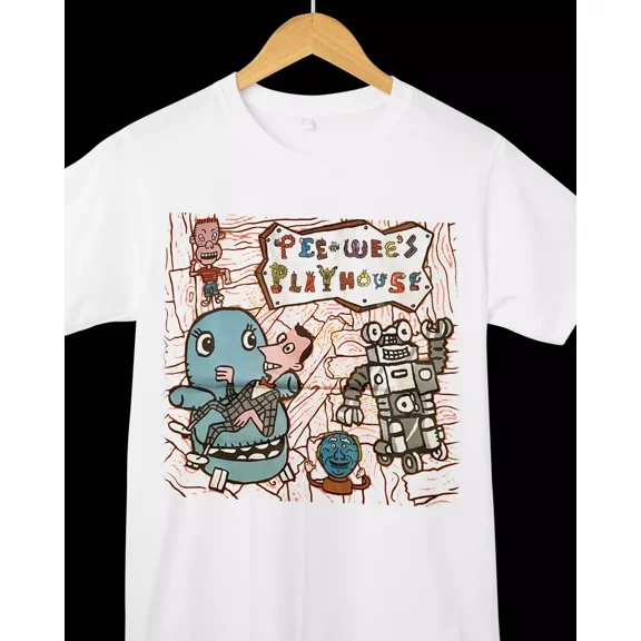 Rare Pee Wee's Playhouse Paul Reubens Cotton S-2345XL Unisex T-Shirt TMB1260
