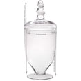 thumbnail image 2 of Palais Glassware Clear Glass Apothecary Jars - Set of 3 - Wedding Candy Buffet Containers, 2 of 7