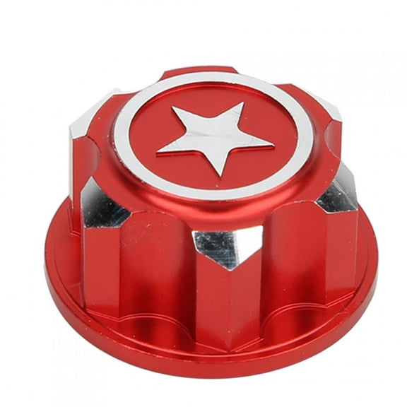 NestledNature Hex Wheel Mount Nut Set,4PCS Aluminium Alloy Metal 17mm Hex Wheel Mount Nuts Set Fit For X MAXX Summit RC Car,17mm Hex Wheel Mount Nut