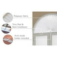 Redi Shade No Tools Original Arch Light Blocking Pleated Fabric Shade