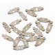 thumbnail image 1 of 20 Piezas de Espaciadoras de Barra de Plata Sunnimix para Joyas Artesanales Cuentas plateadas, 1 of 4