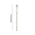 thumbnail image 3 of Weloille Bohemian Cotton Rope Hat Hanger 1 Piece, Multi Layer Hand Woven Design with Clips Wall Mounted, Hanging Cap Storage Organizer Rack, for Bedroom Entryway Wall Hat Storage Decoration, 3 of 6