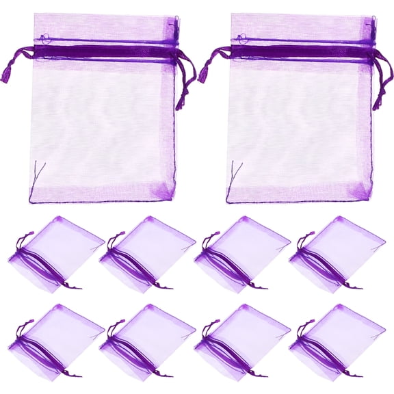 ACDANC 100pcs Lavender Sachets Bags Empty Lavender Sachet Bags DIY Empty Scent Bags