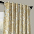thumbnail image 6 of Half Price Drapes Printed Tea Time Yellow Room Darkening Curtains for Bedroom(1 Panel), 50W X 96L, 6 of 6