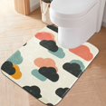 thumbnail image 2 of Yayeee Bath Rugs for Bathroom Floor Set of 2 Non Slip Fluffy Soft Absorbent Mat, Simple Clouds, 2 of 7
