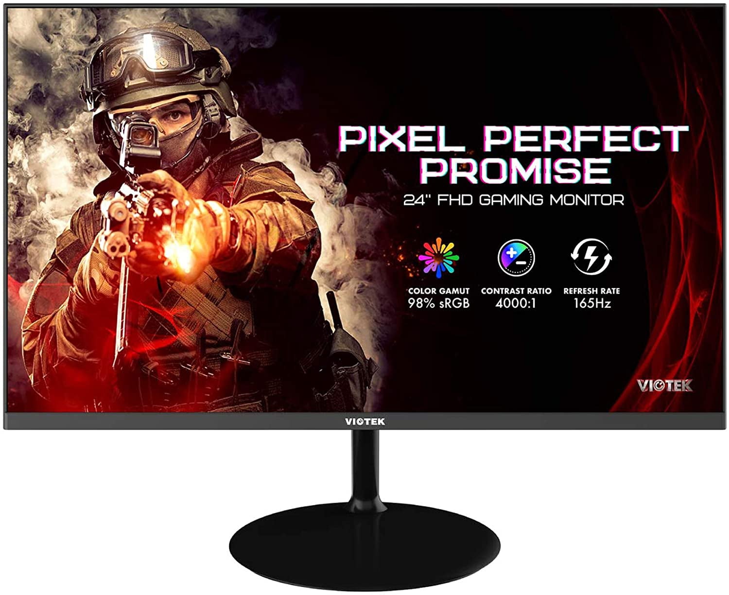 De gasten Fantasie Bevriezen VIOTEK GFV24CB 24-Inch Gaming Monitor 165Hz FHD 1920x1080p Super Thin Build  Competition-Ready Adaptive Sync with LFC G-SYNC & FreeSync-Compatible -  Walmart.com