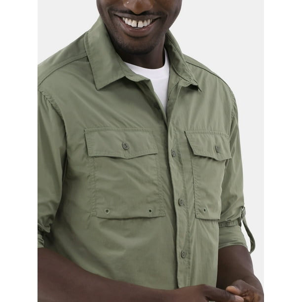 Ozark Trail Men's & Big Men's Upstream Shirt with Long