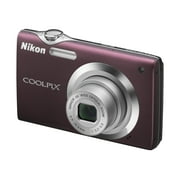 Angle View: Nikon Coolpix S3000 - Digital camera - compact - 12.0 MP - 4x optical zoom - plum