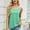 Mint Green, variant on ITSAME Tank Tops for Womens, Striped Color Block Loose Fit Sleeveless Fashion Casual Cami Tees Blue L