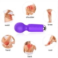 thumbnail image 5 of Rulwuck Wand wireless handheld personal massager, with 10 silent and powerful vibration modes, suitable for neck, shoulder, back and body,Purple,1PCS,Handheld mini massager, 5 of 8