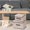 Khaki, variant on Sentmoon Clearance Sales Storage Box, Toy Closet Storage Box, Quilt Storage Box, Clothes Storage Box, 2 Pcs,A Large And A Small Todays Deals Clearance Sales