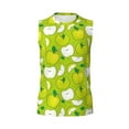 thumbnail image 6 of Picia Green Apple mens Cotton Tank Undershirts , Moisture-wicking Ribbed Tanks, Lightweight Cotton Tank Undershirts-Small, 6 of 8