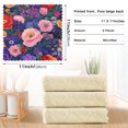 thumbnail image 6 of Yayeee 6 Pack Kitchen Dish Cloths Set for Washing Soft Drying Absorbent Microfiber Towels, Beautiful Floral Pattern, 6 of 9