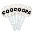 thumbnail image 1 of Opa Cupcake Picks Toppers - Set of 6 - Mutlicolored Speckles, 1 of 1