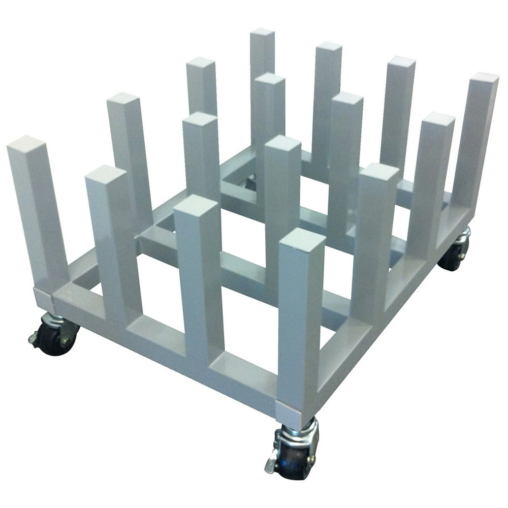 Signworld Heavy Duty Media Roll Mover Cart Rack Holds 16 rolls (Sign Shop, Production
