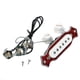thumbnail image 1 of Amplificador de sonido de guitarra con pastilla de guitarra acústica portátil con clip (rojo), 1 of 4