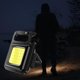 thumbnail image 1 of Mini linterna COB con 3 modos y soporte plegable, luz de emergencia para pesca y senderismo con bolsa de almacenamiento, 1 of 8