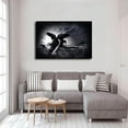 thumbnail image 3 of Gothic Dark Fallen Angel Poster Canvas Painting Art Poster Canvas Painting Prints Wall Art Pictures for Living Room Bedroom Decor, 3 of 6