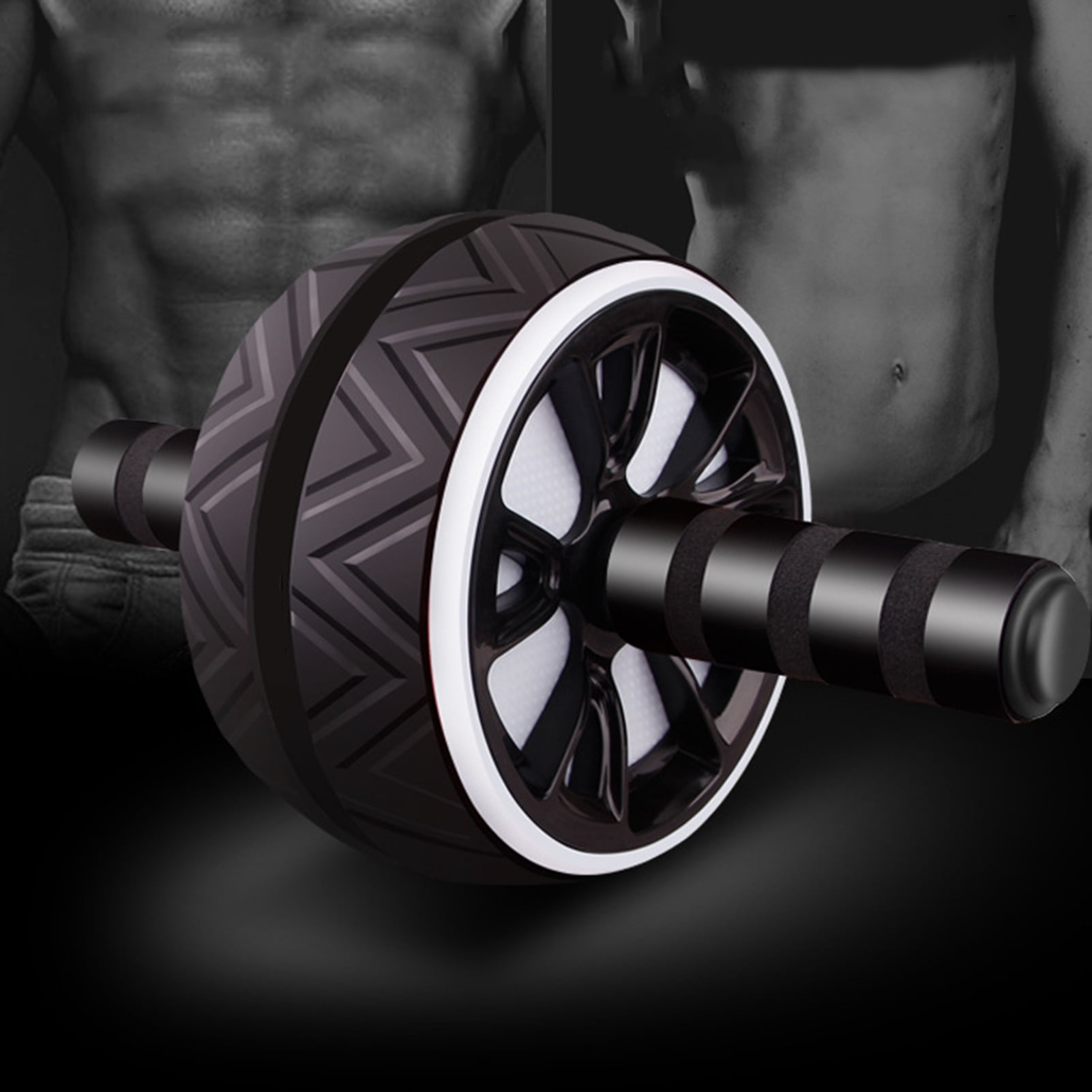 si Tubería Desnudo KUNyu Abdominal Wheel Anti-slip Silent Unisex Training Roller Wheel for  Lose Weight - Walmart.com