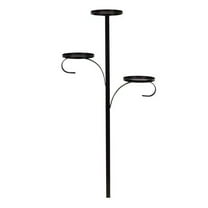 Soumake Tree Topper Candle Holder Rustproof Corrosion Resistant Easy to Install 3 Tier Candle Holder Christmas Tree Topper Decoration