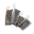 thumbnail image 1 of Peine Remachador Vintage, Accesorio 4 piezas agarre para el Cabello de plátano amarillo azul para niñas para cabello rizado, 1 of 7