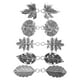 thumbnail image 1 of WORGEOUS 5 uds Clip de cincha de hoja Clips para suéter vestido pinzas para chal suéter Collar Clips de Metal para cárdigans, 1 of 9