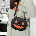 thumbnail image 6 of Nmdmisc Halloween Purse Pumpkin Purse Crossbody Bag Novelty Devil Shoulder Bag PU Leather Halloween Pumpkin Crossbody Purse, 6 of 6