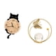 thumbnail image 5 of Reloj De Pared Colgante Ligero Que No Hace Tictac, Decoración, Escultura De Bola De Cristal, Figura De Metal, Adorno Para Oficina, Dormitorio, Sala De Estar Y Pasillo., 5 of 8