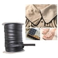 thumbnail image 4 of HOMYL Single Fold Bias Tape | Sewing, Stitching, Molding, Piping, Hemming, Quilting, Patching Single Fold Leather Binding Tape Black, 4 of 8