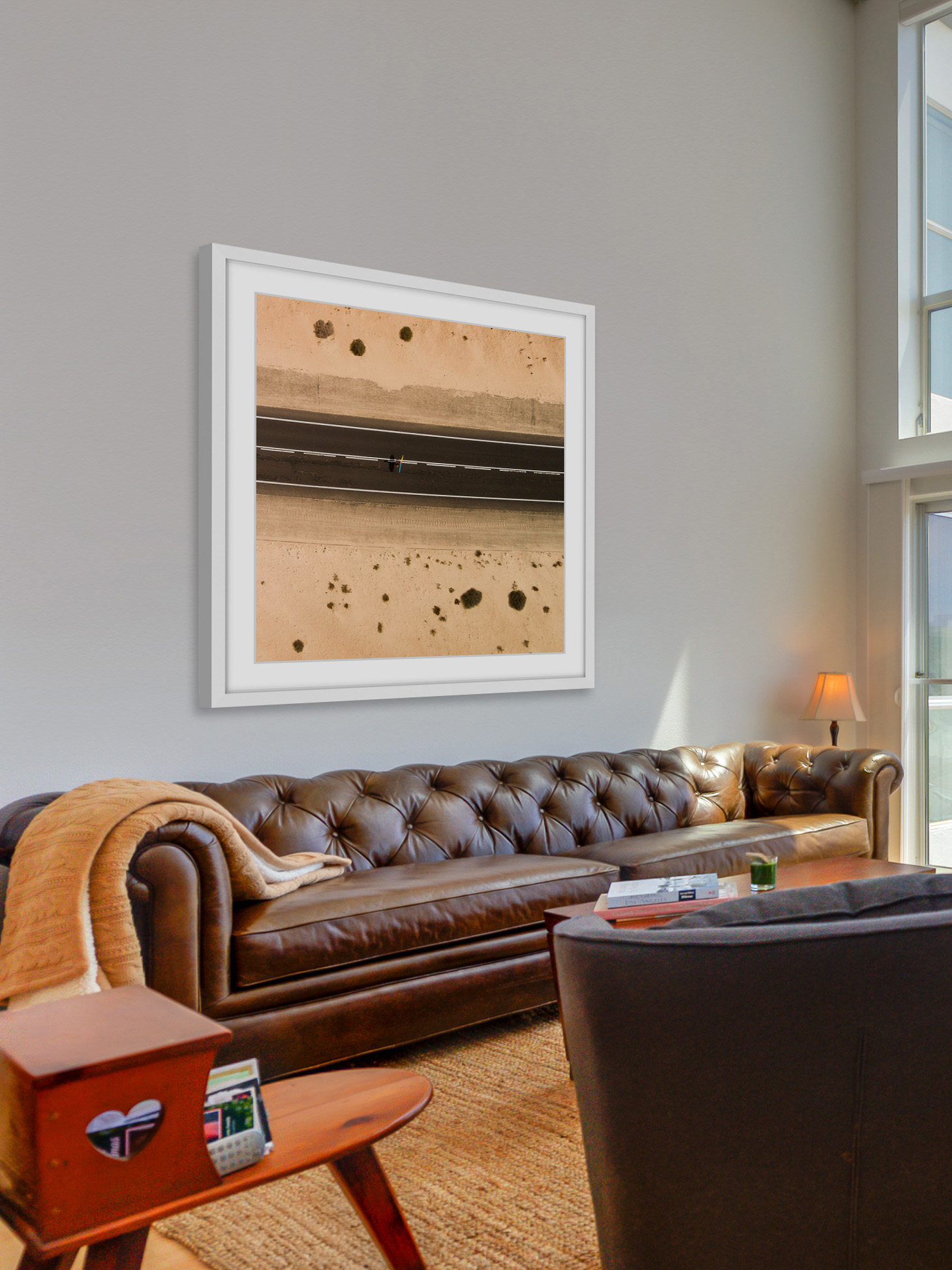 "Crossing the Road" Framed Painting Print
