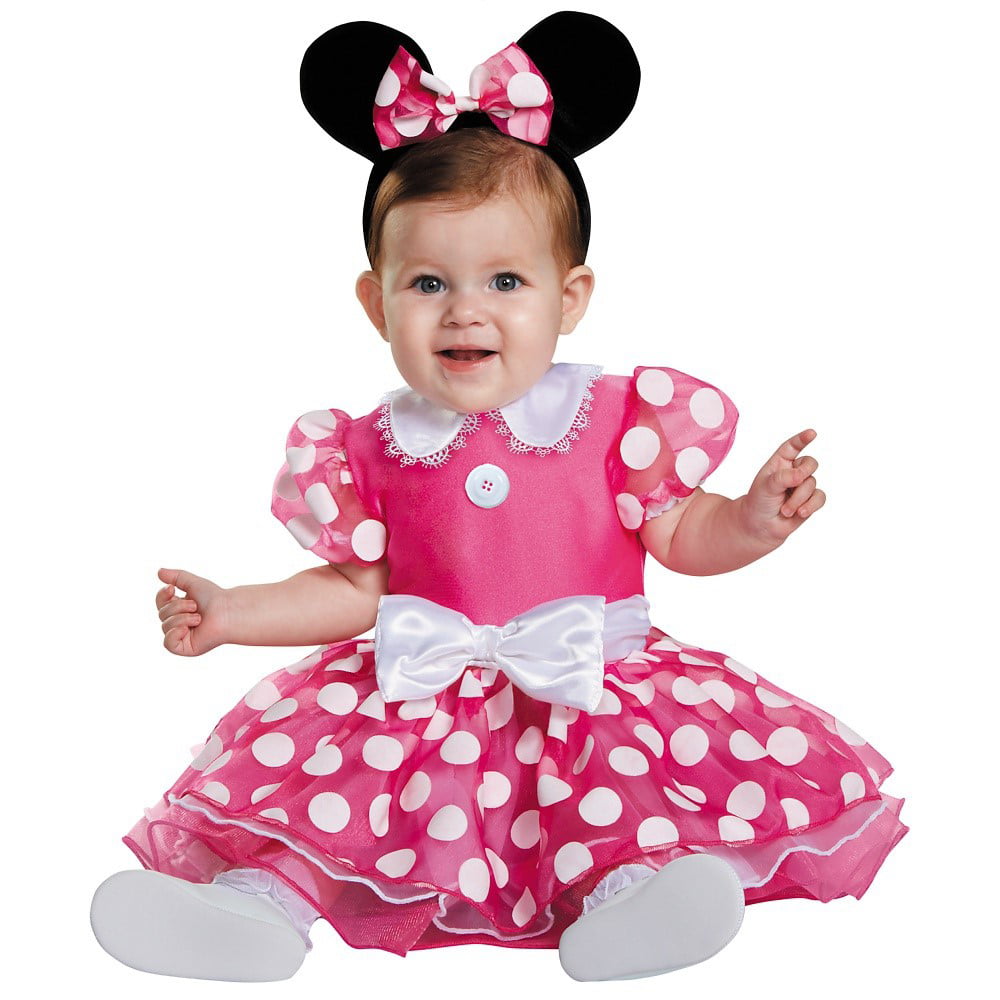 Child's Girls Prestige Disney Minnie Mouse Dress Costume - Walmart.com