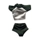 thumbnail image 2 of Ropa para figura de acción a escala 1/12: Camisa de manga corta, top corto y pantalones cortos. Verde, 2 of 9