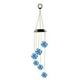 thumbnail image 5 of Solar Wind Chimes for Outside, Blue Ball Light Gifts for Mom Grandma Women Wife Girls, Waterproof Solar Outdoor Decorative Mobile Light for Holiday Garden Porch Yard Outdoor Decor, 5 of 6