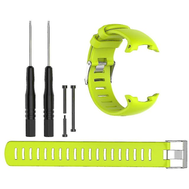 For Suunto D4/D4i/D4i Novo Diving Watch Replacement Strap Silicone Adjustable Wrist Band with Tools