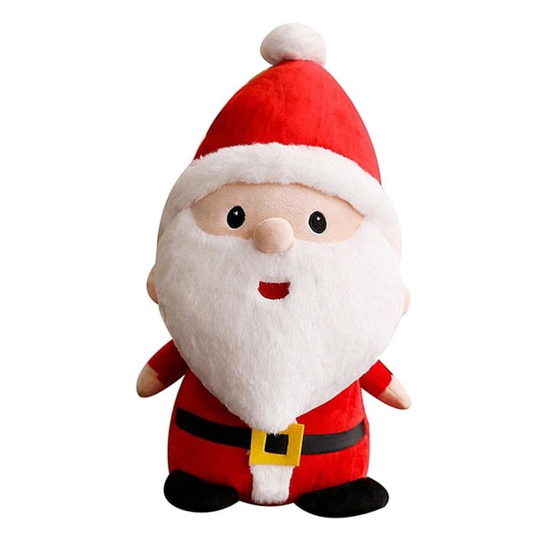 1 muñeco de peluche de Papá Noel de 25 a 50 cm para niños, juguete animado de Navidad 23cm