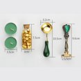 thumbnail image 4 of Fire Lacquer Seal Wax Seal Stamp Kit, Sealing Brass Stamper Gift Box Set For Wedding Invitation Letter Packaging, 4 of 5