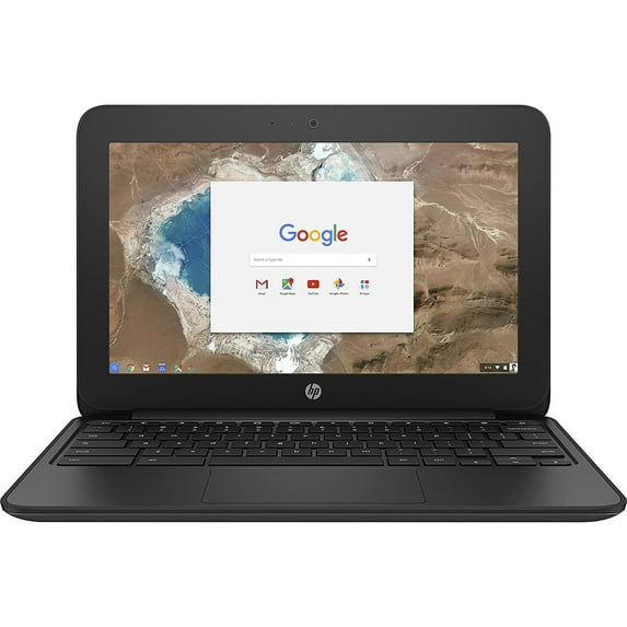 Restored HP Chromebook 1FX82UT#ABA Intel Celeron N3060 X2 2.48GHz 4GB 16GB SSD 11.6", Black (Refurbished)