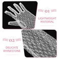 thumbnail image 3 of FONDOTIN 1 Pair Tulle Gloves With Rhinestones For Women Elegant Accessory For Weddings And Proms, 3 of 8