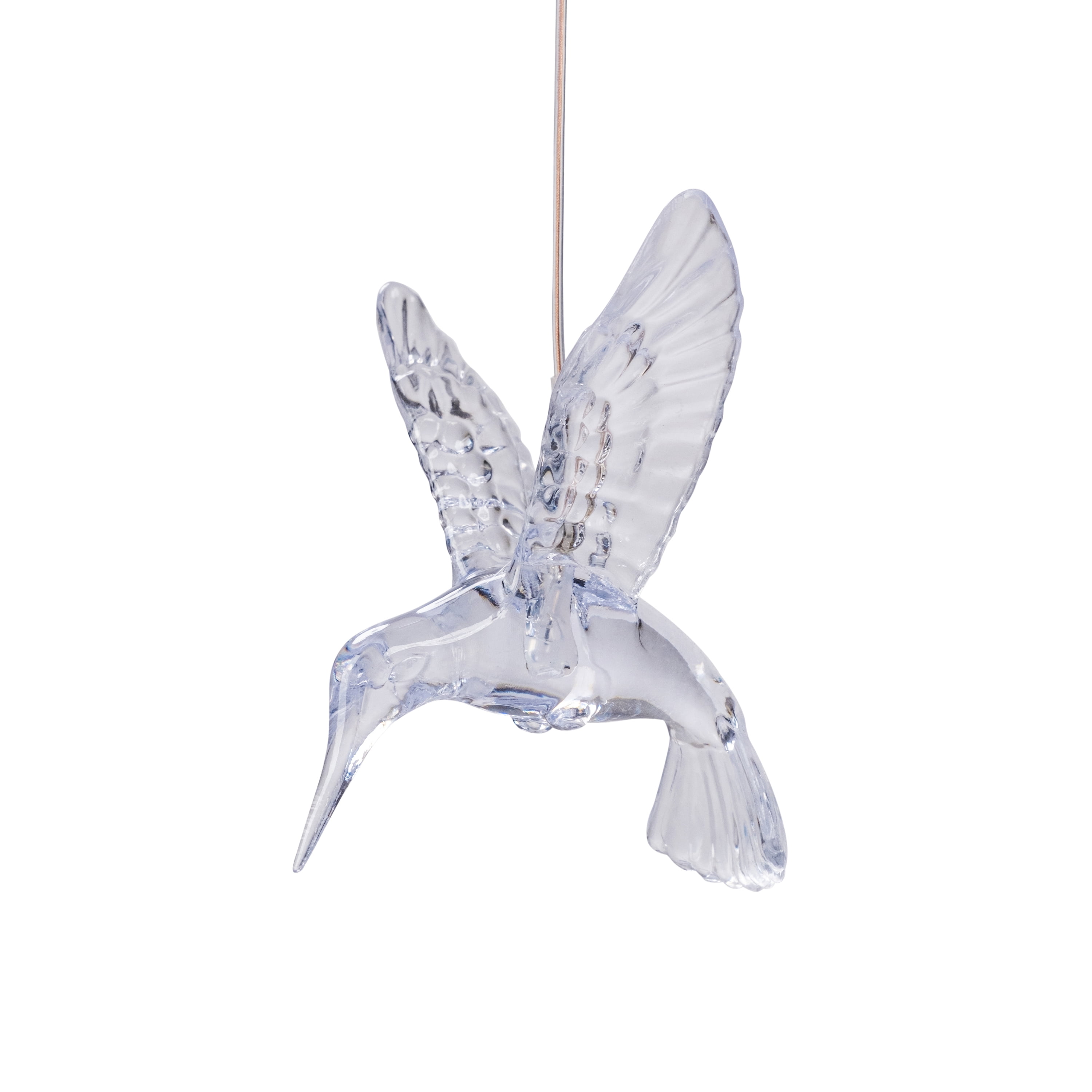 Mainstays Outdoor 30"H Solar Hummingbird Plastic Mobile Chime