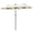Beige, variant on Outsunny 10ft Double-Sided Patio Umbrella, Outdoor Parasol, Dark Grey